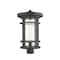 Z-Lite Jordan 1 Light Outdoor Post Mount Fixture, Black And Clear Seedy 570PHXL-BK - alternate 1